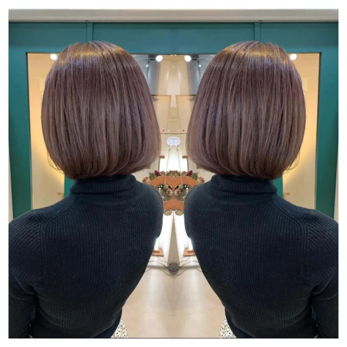 ショート カラー カット 縮毛矯正 トリートメント 村山 茉衣のヘアスタイル