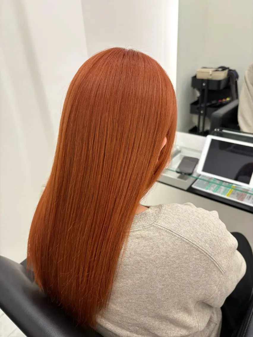 セミロング カット ヘアカラー トリートメント 髪質改善サロン🫧 セキチサトのヘアスタイル