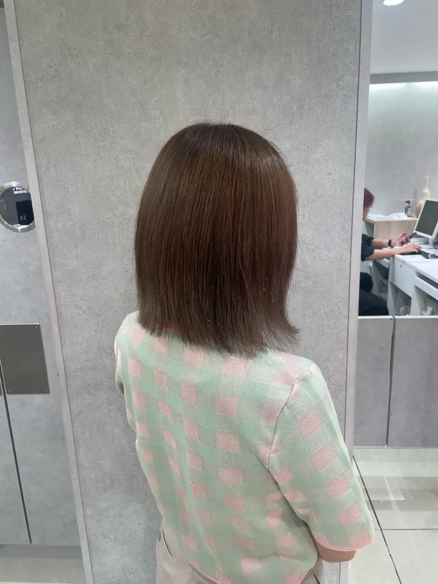 ミディアム カラー ヘアカラー トリートメント 🍨レディースカット /ブリーチ🐇みさきのヘアスタイル