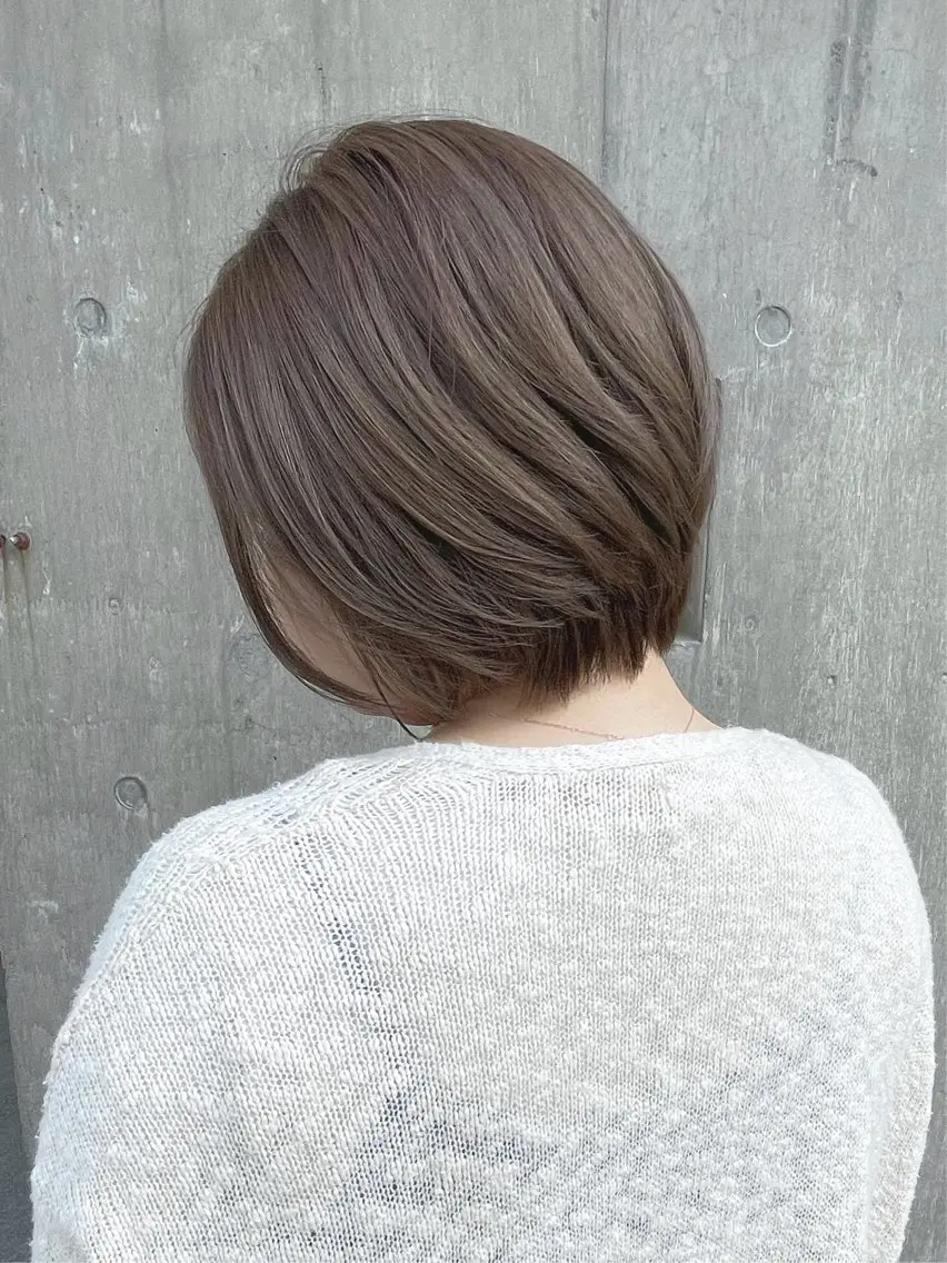 ショート ショートボブ ボブ ショートヘア カット ヘアカラー トリートメント 佐藤 真也のヘアスタイル