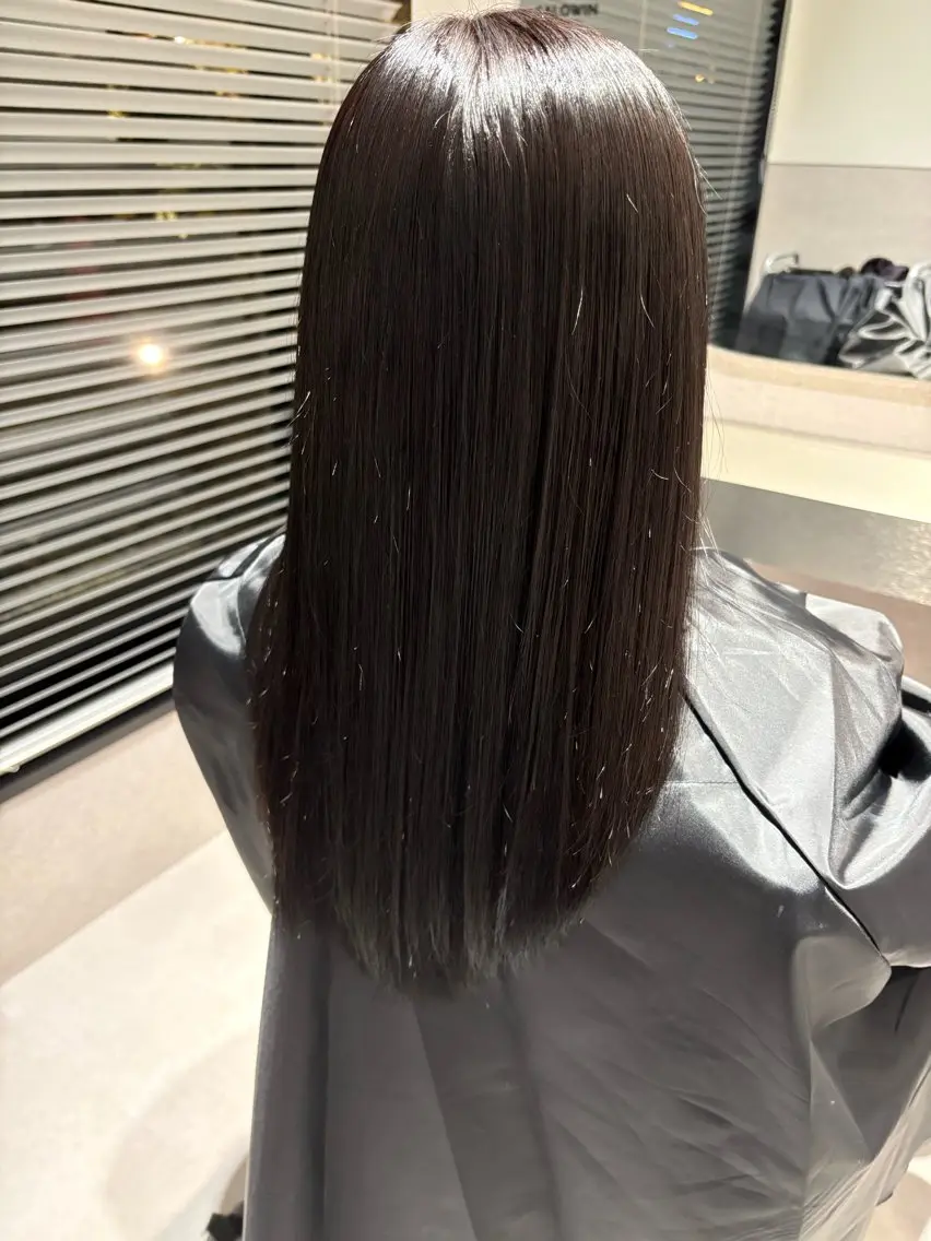 セミロング トリートメント 縮毛矯正 トリートメント 三軒茶屋/髪質改善 やまなかのヘアスタイル