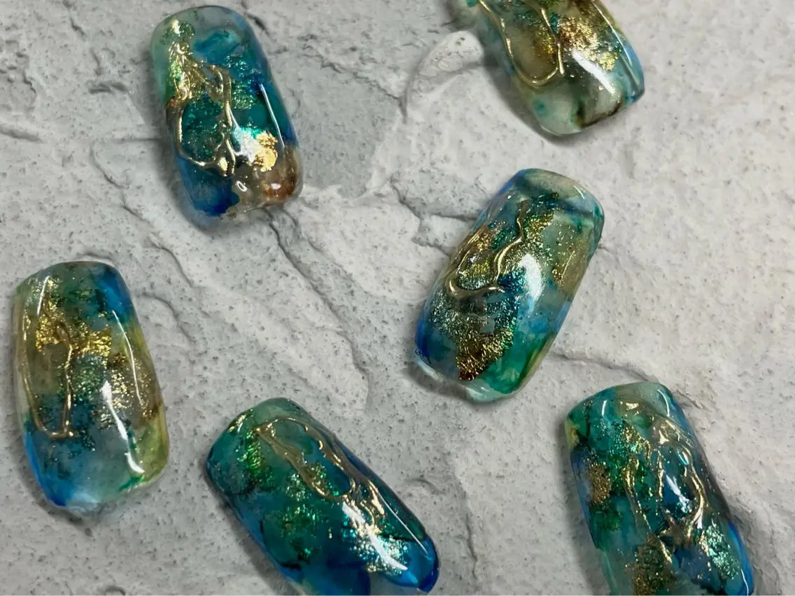 ネイル フットネイル nailpark_ MITSUMEのネイルデザイン