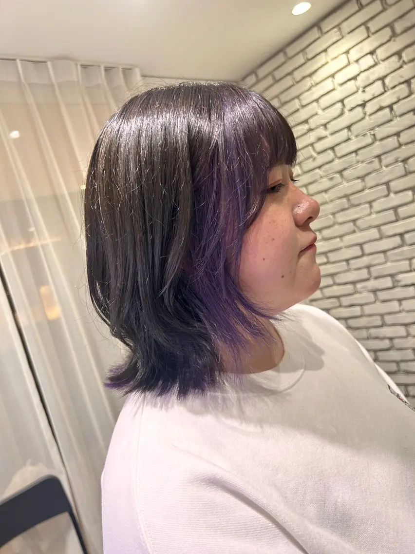 ミディアム 🤎オリーブカラー× パーマ特化💫森口のヘアスタイル
