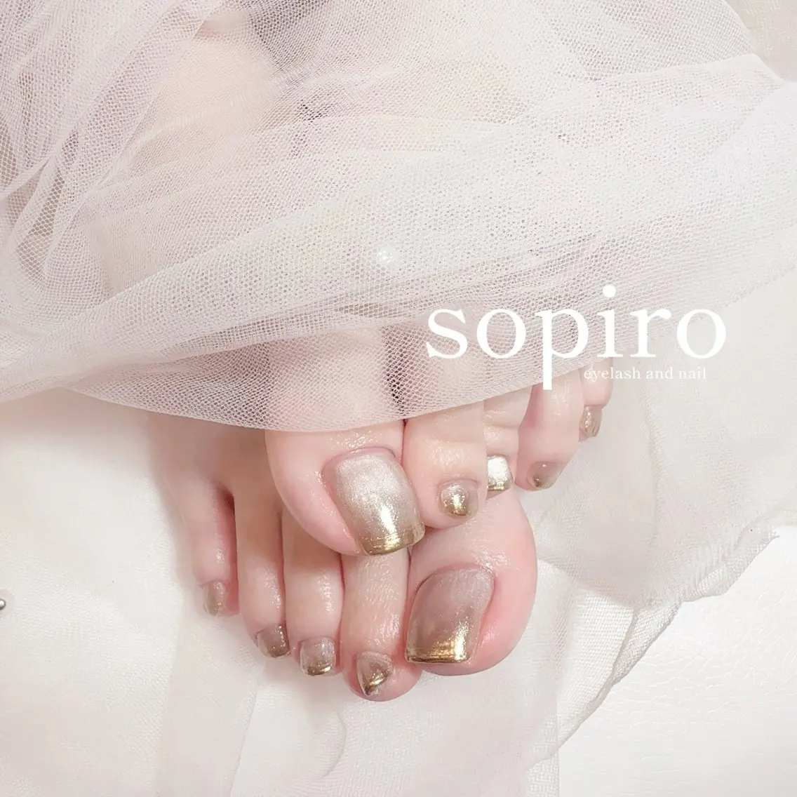 ネイル フットネイル sopiro ayahaのネイルデザイン