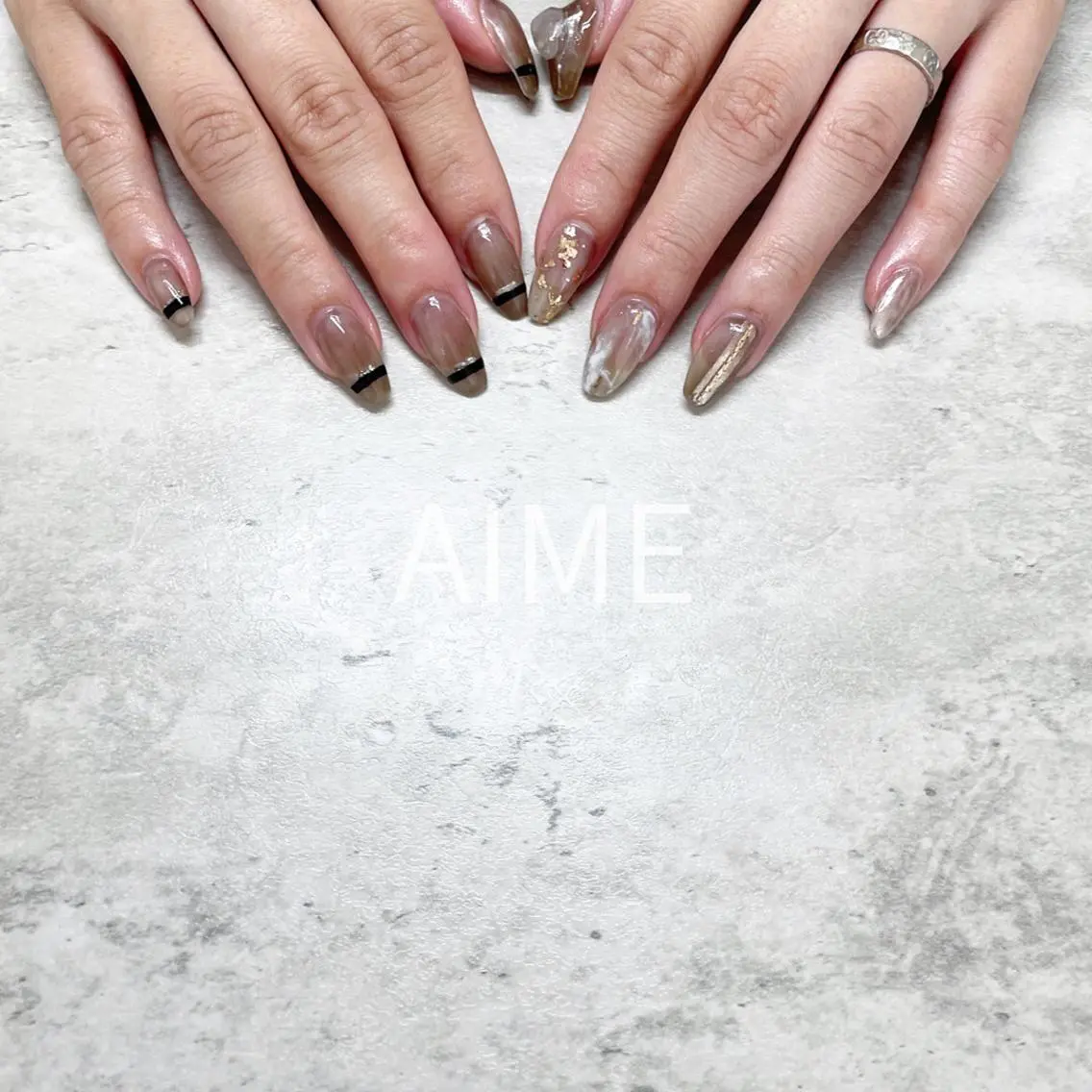 ネイル ハンドネイル AIME （momo）のネイルデザイン