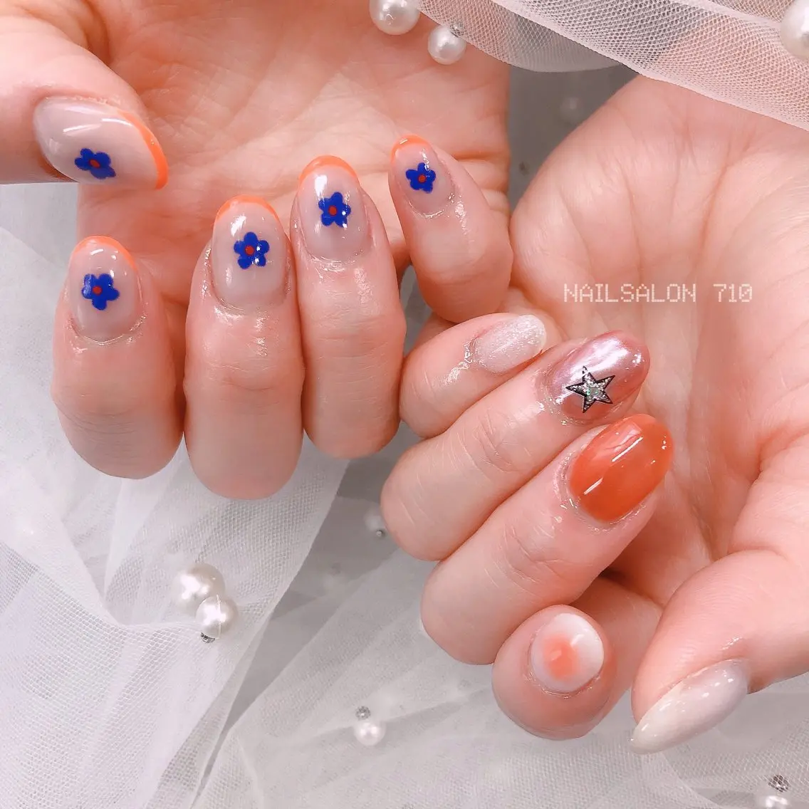 ネイル ハンドネイル フットネイル ナナイチゼロ I.Naoのネイルデザイン