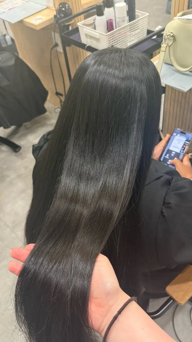 ロング 縮毛矯正 縮毛矯正 美容室SHIAN ひかる🐥⸒⸒のヘアスタイル