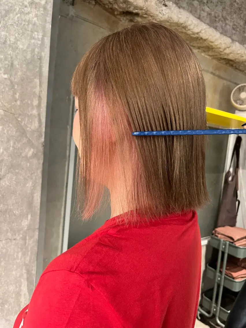 ミディアム ヘアカラー KAEDE☺︎ 学芸大学のヘアスタイル