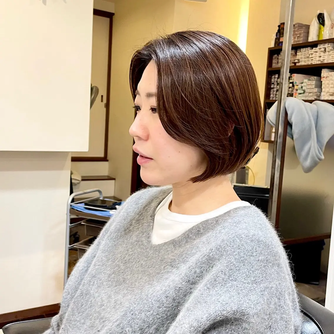ショート ボブ 中川 淳一朗のヘアスタイル