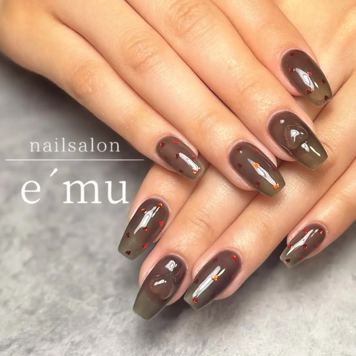 ネイル ハンドネイル nailsalon e´muのネイルデザイン