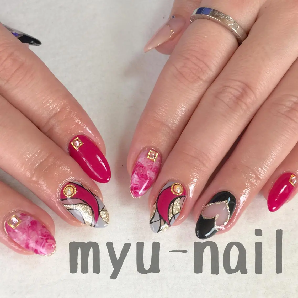 ネイル ハンドネイル ホームサロン myu-nailのネイルデザイン