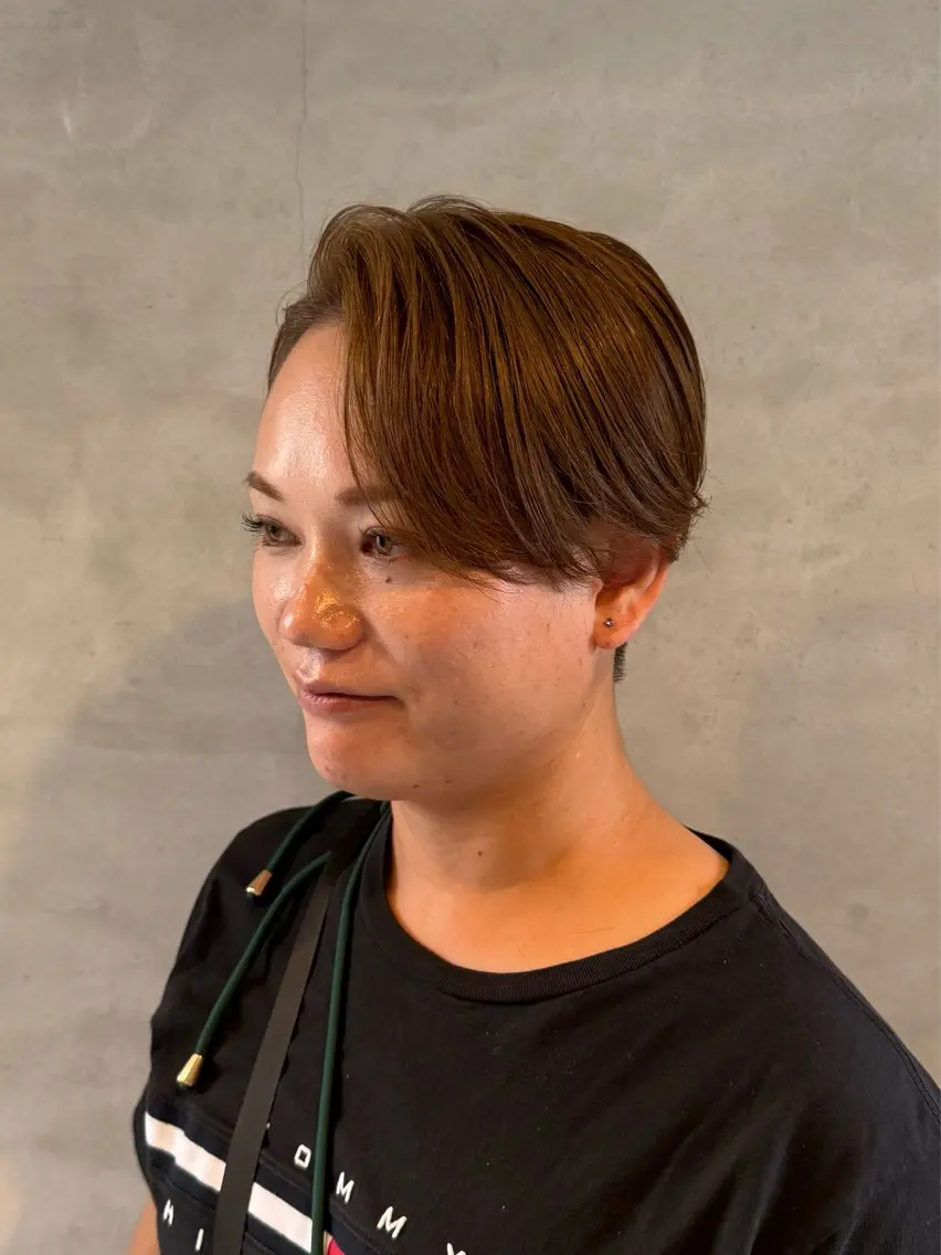 ショート ショートヘア カノエ松江学園店 /佐々木サリナのヘアスタイル