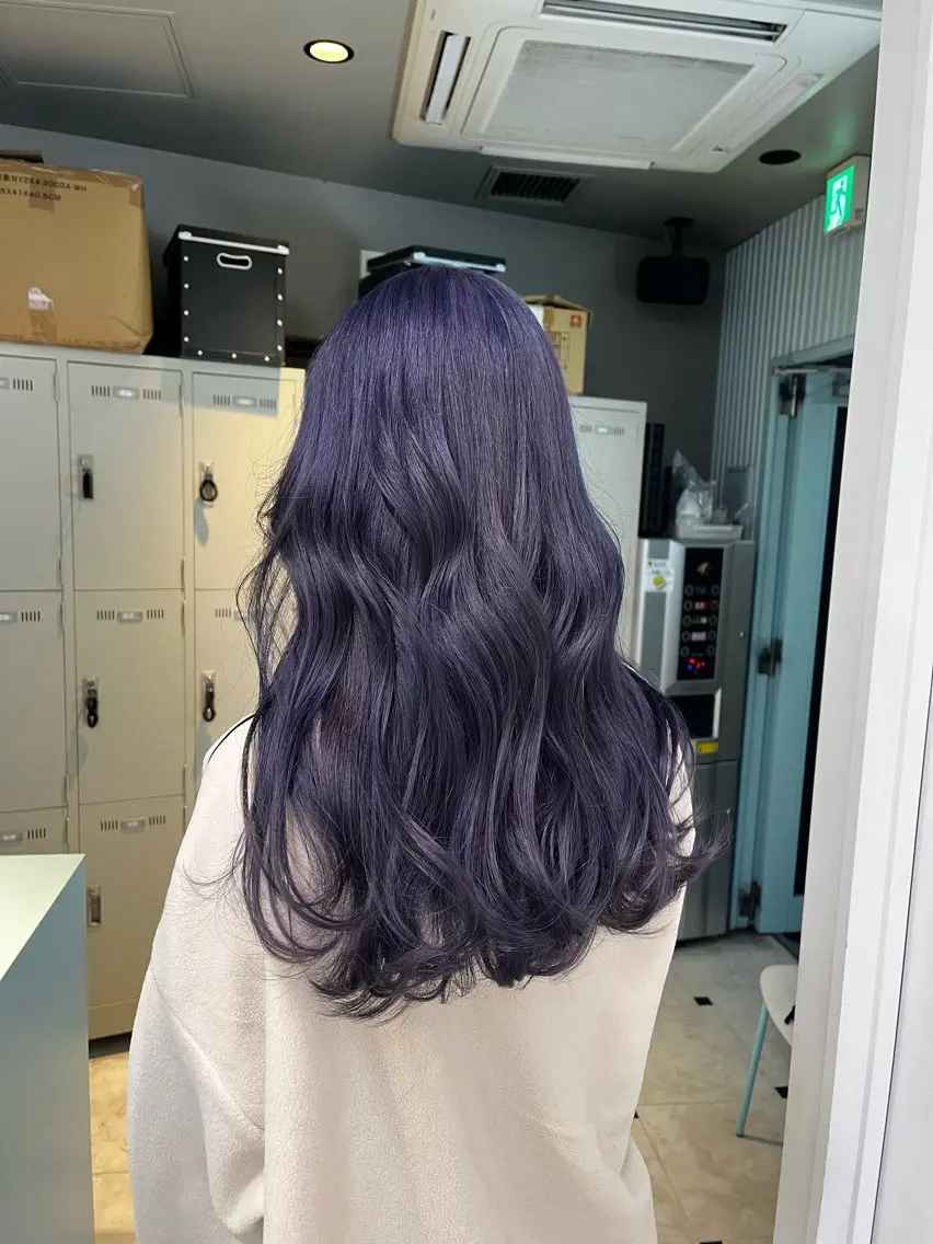 ロング カラー ヘアカラー トリートメント ブリーチカラー 🩵MIZUKIのヘアスタイル