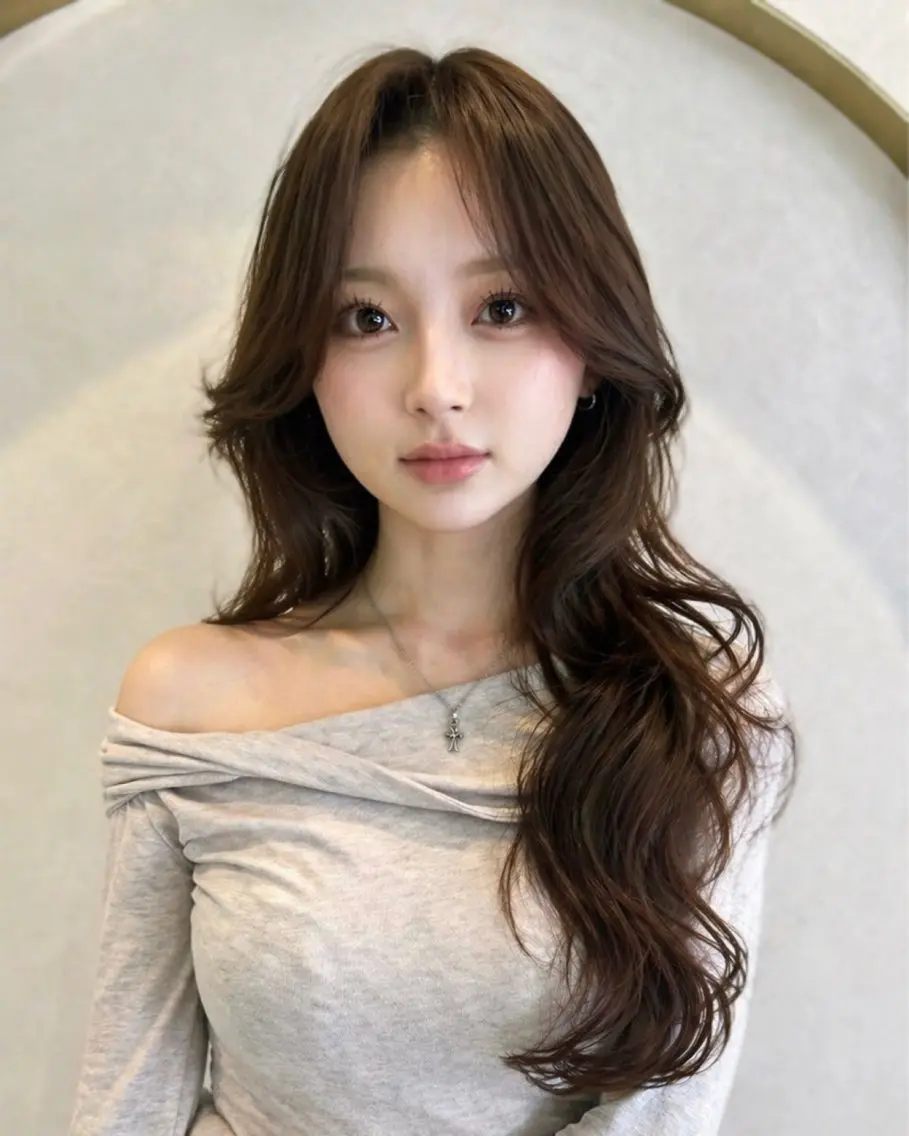 【4月.5月限定❣️】🇰🇷韓国カット+透明感カラー+髪質改善プレミアムTR ¥11.000✨の写真