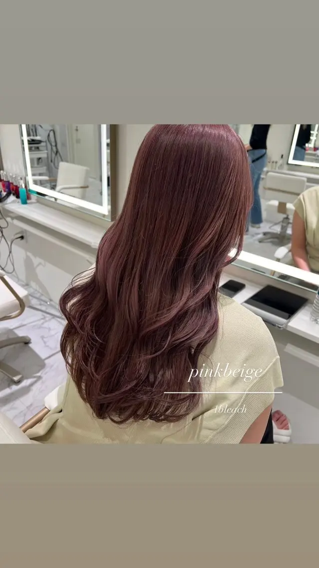セミロング カラー ヘアカラー ParveMix 🩶🫧入江 香名のヘアスタイル