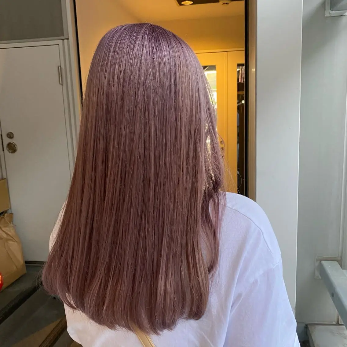 カラー ブリーチ ラベンダーカラー ラベンダーピンク ピンクカラー ヘアカラー Ayaka🩰🎀 ガーリー/暖色♡のヘアスタイル
