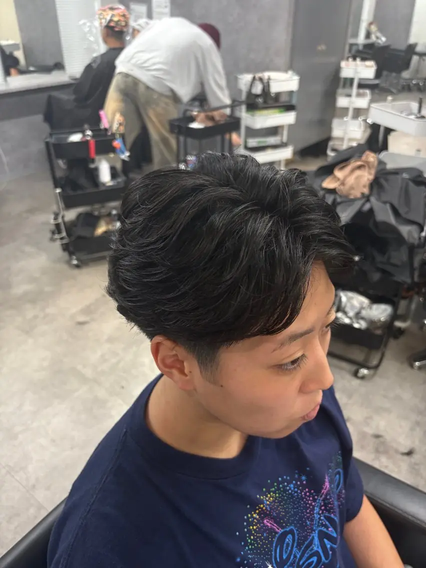 パーマ メンズ カット パーマ 🌱立川【縮毛矯正】 璃音🌱のヘアスタイル