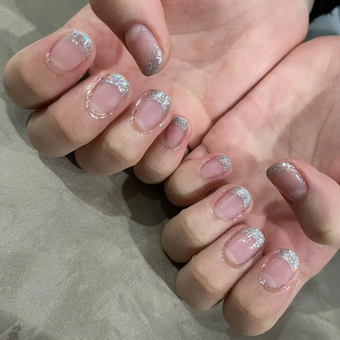 ネイル フレンチネイル Wish Nail 恒川のネイルデザイン