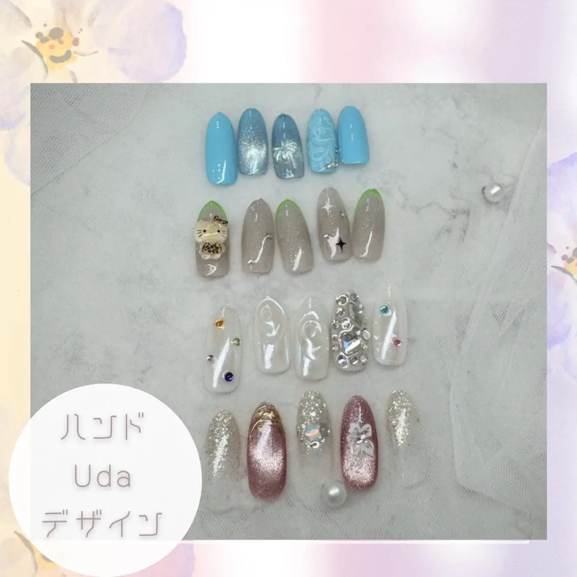 ネイル ハンドネイル Purasia. ウダのネイルデザイン