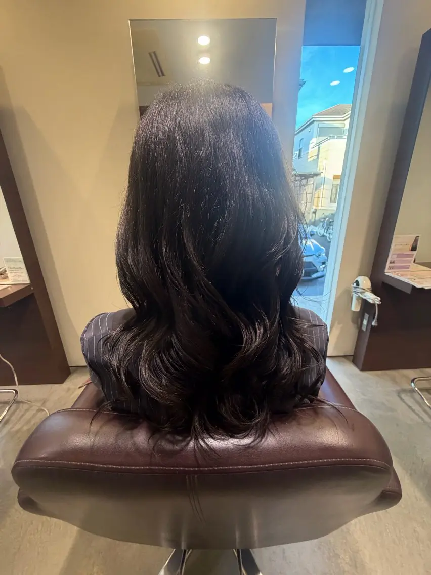 ロング カラー 内藤 莉緒のヘアスタイル