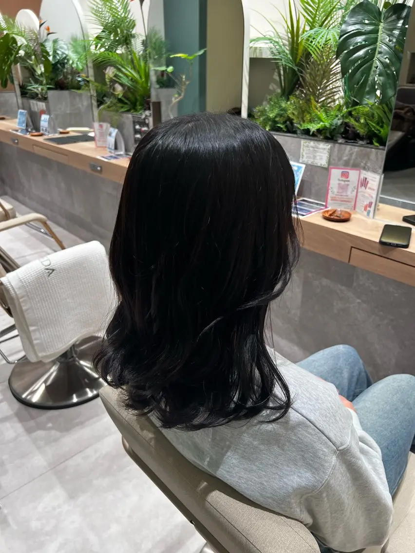 セミロング 米田 穂乃花のヘアスタイル