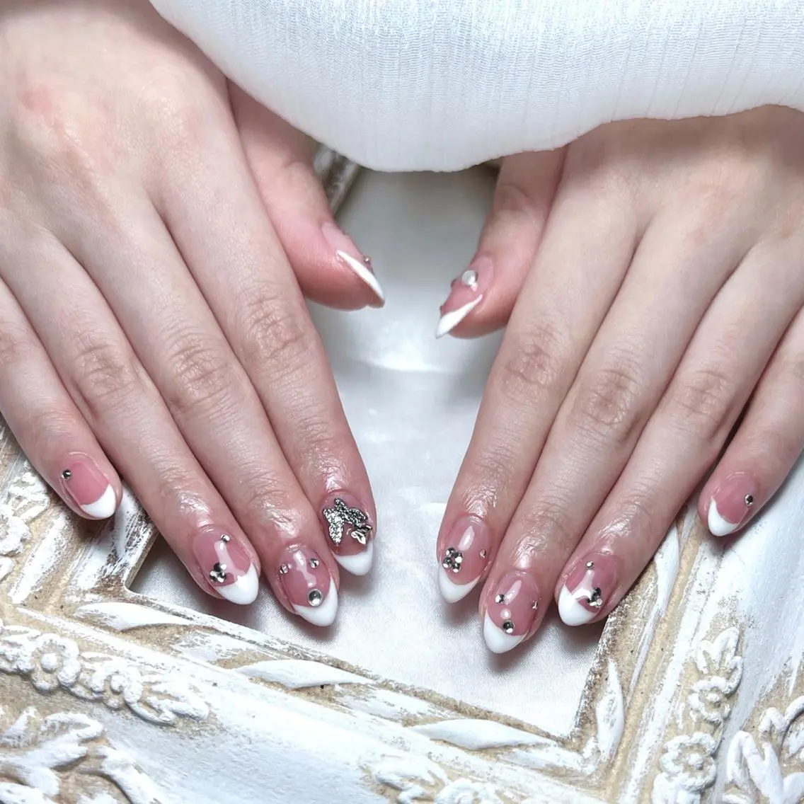 【Hand】オフなし‼️💕持ち込みデザイン💞アート10本やり放題5000の写真