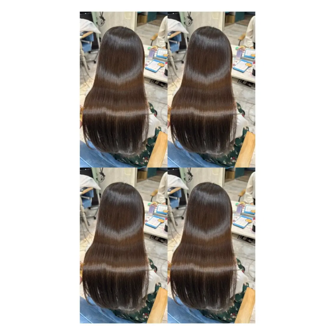 ロング カラー 透明感カラー 髪質改善 縮毛矯正 トリートメント カット ヘアカラー トリートメント 店長✨レイヤー✖️ 髪質改善✖️韓国ヘアのヘアスタイル
