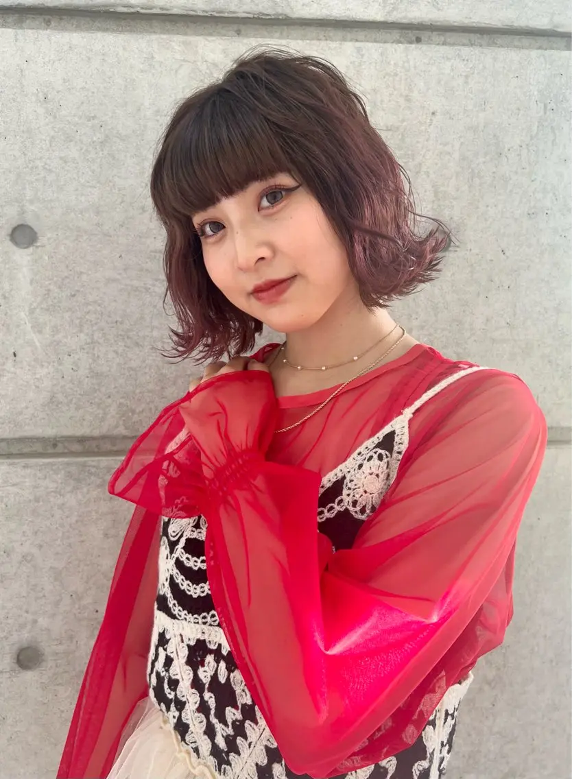 ショート ヘアカラー 【Pia】 セナ/ハイトーンのヘアスタイル