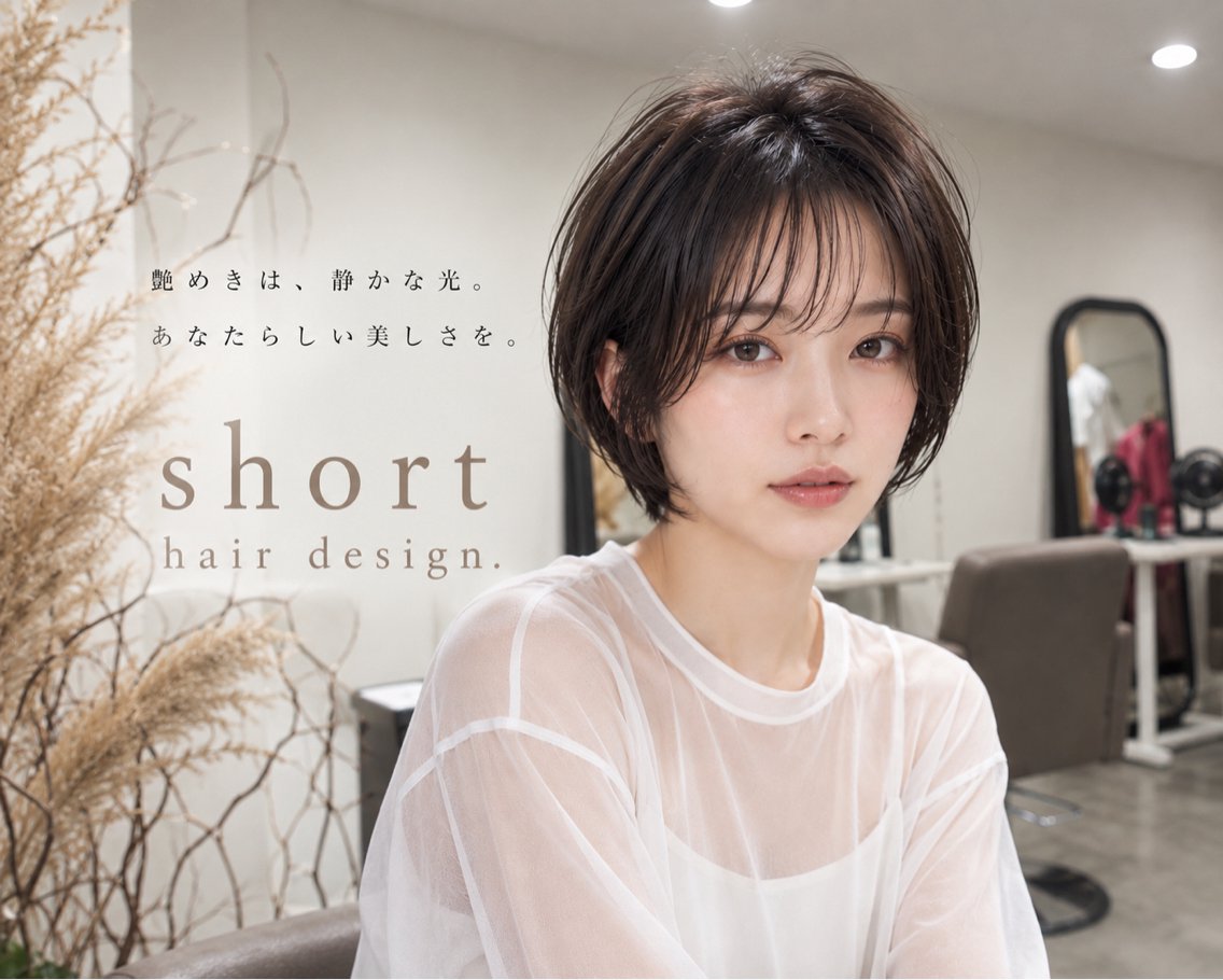 【自分史上最高のヘアスタイルに!】技術向上のためショートヘアモデル募集中!の写真