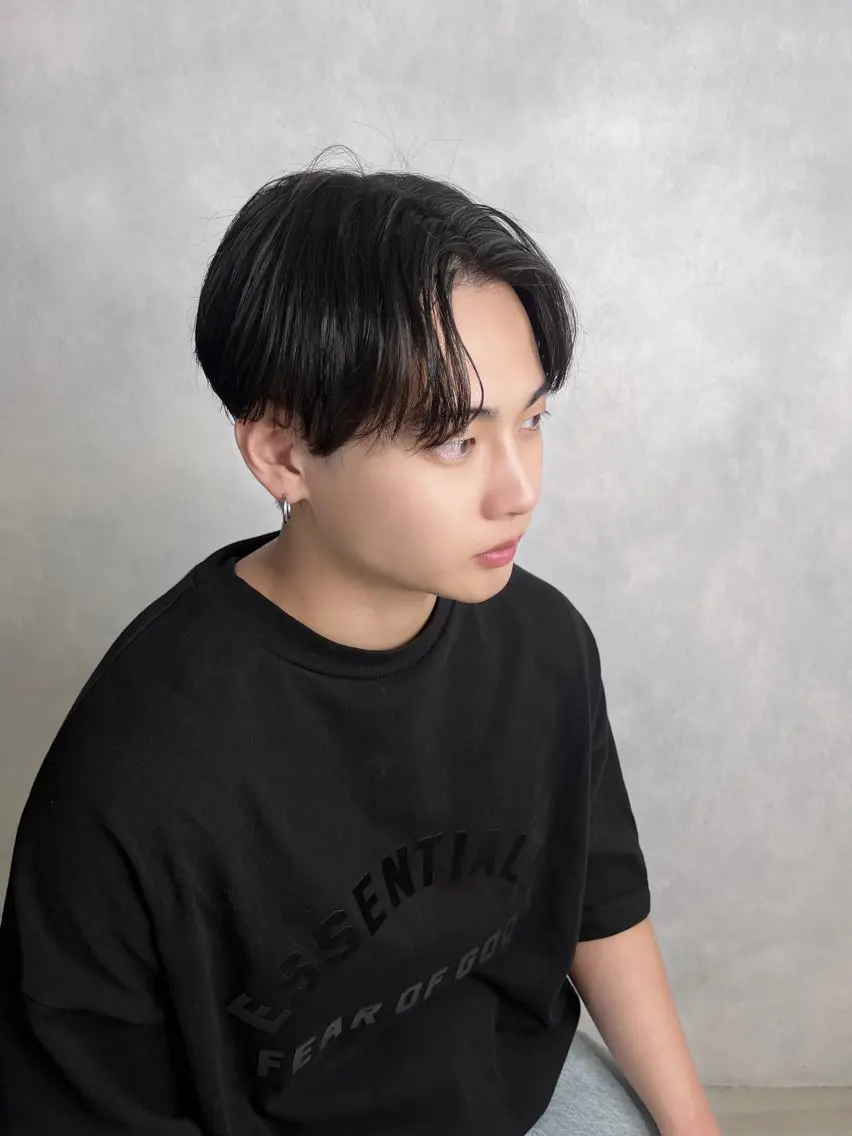 パーマ メンズ カット 大阪韓国メンズ特化 LUNAのヘアスタイル