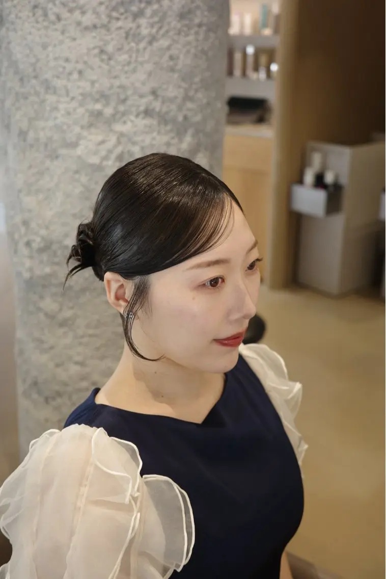 ヘアアレンジ ヘアセット 住谷 ゆりな　カット無料のヘアスタイル