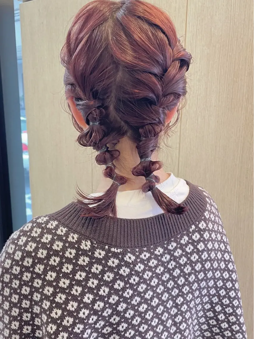 ヘアアレンジ カット ヘアカラー 【ボブ/個室サロン】 癒し空間mimuraのヘアスタイル