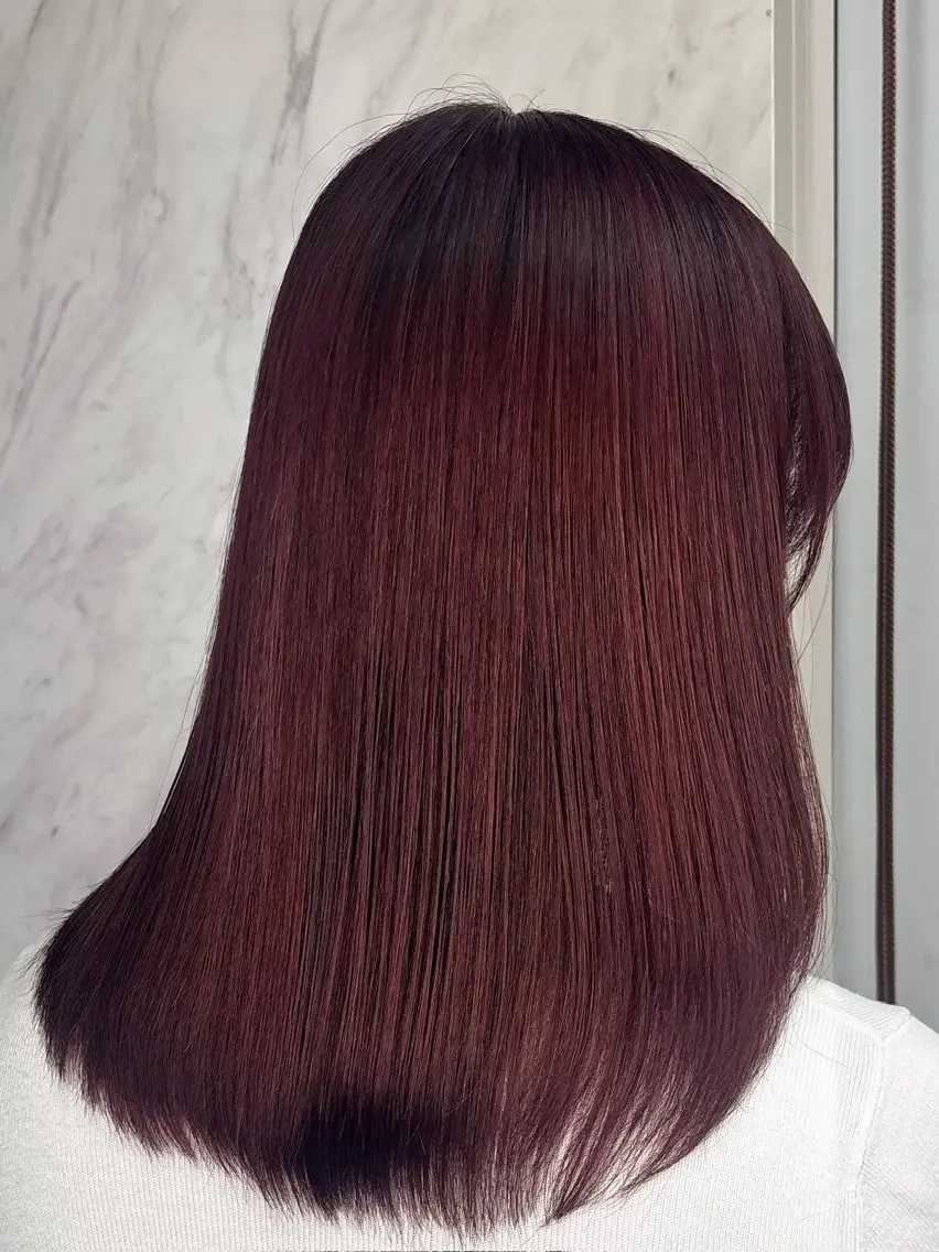 セミロング カット ヘアカラー 似合わせカット🫧透 明感カラー🫧maiのヘアスタイル
