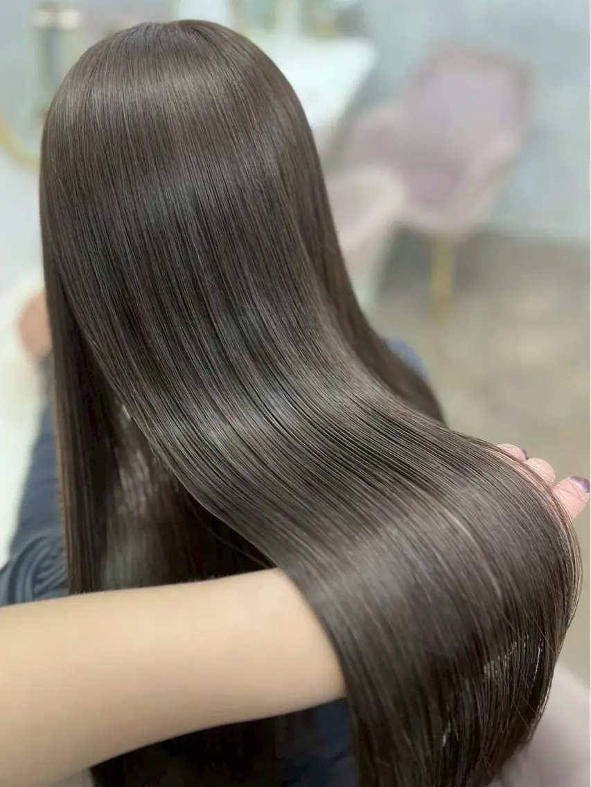ロング カラー ‪💄心 葉/大宮 /ワンカラー🖤のヘアスタイル