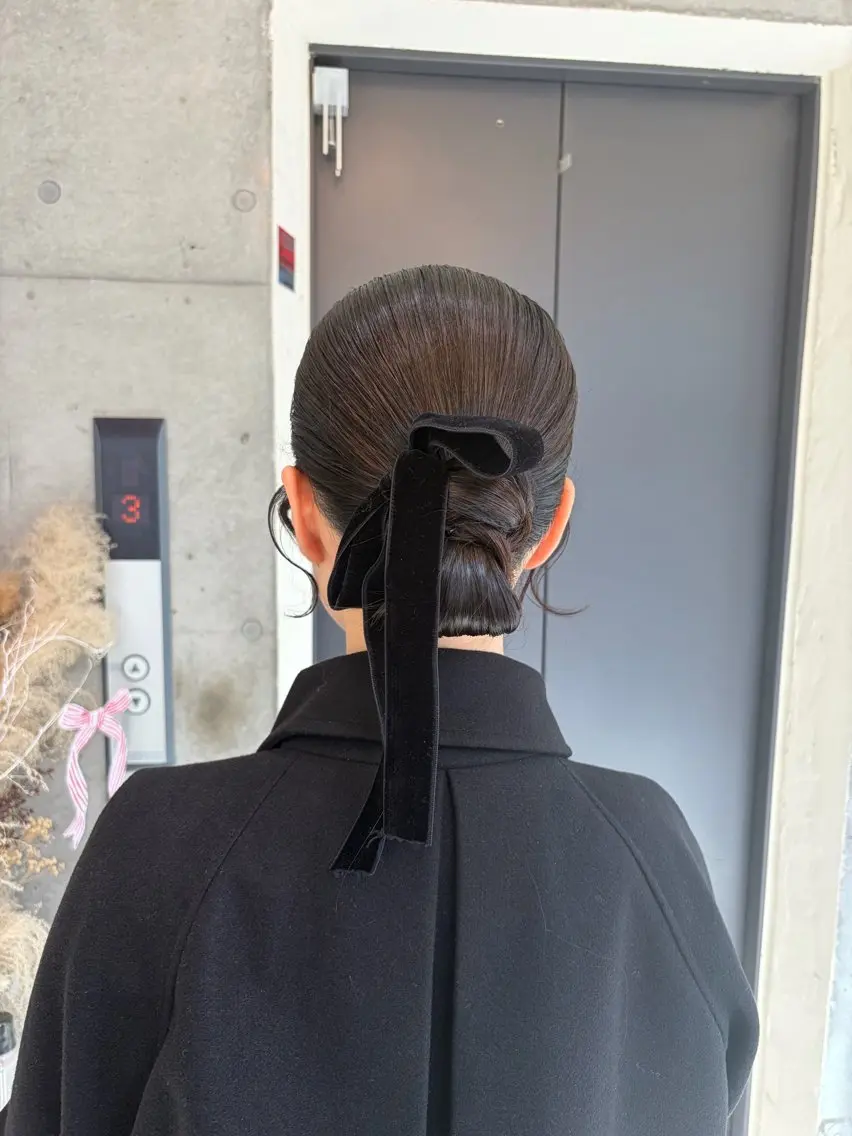 ヘアアレンジ ヘアセット レイヤーカット/ 髪質改善💘Ainaのヘアスタイル