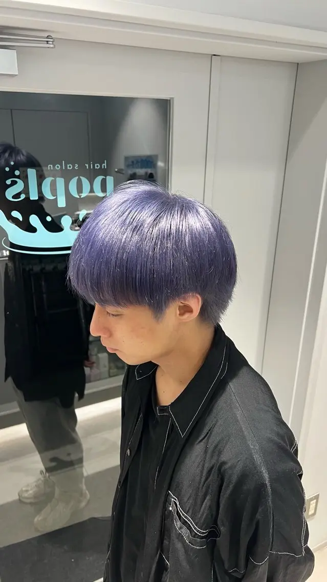 カラー メンズ 縮毛矯正練習 モデル募集✨️NOAのヘアスタイル