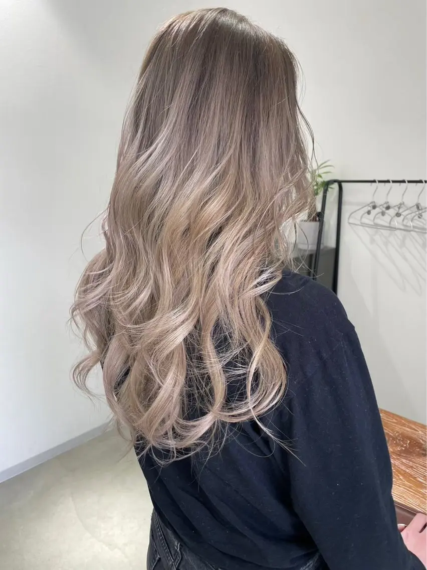 ロング 番口 真七斗のヘアスタイル