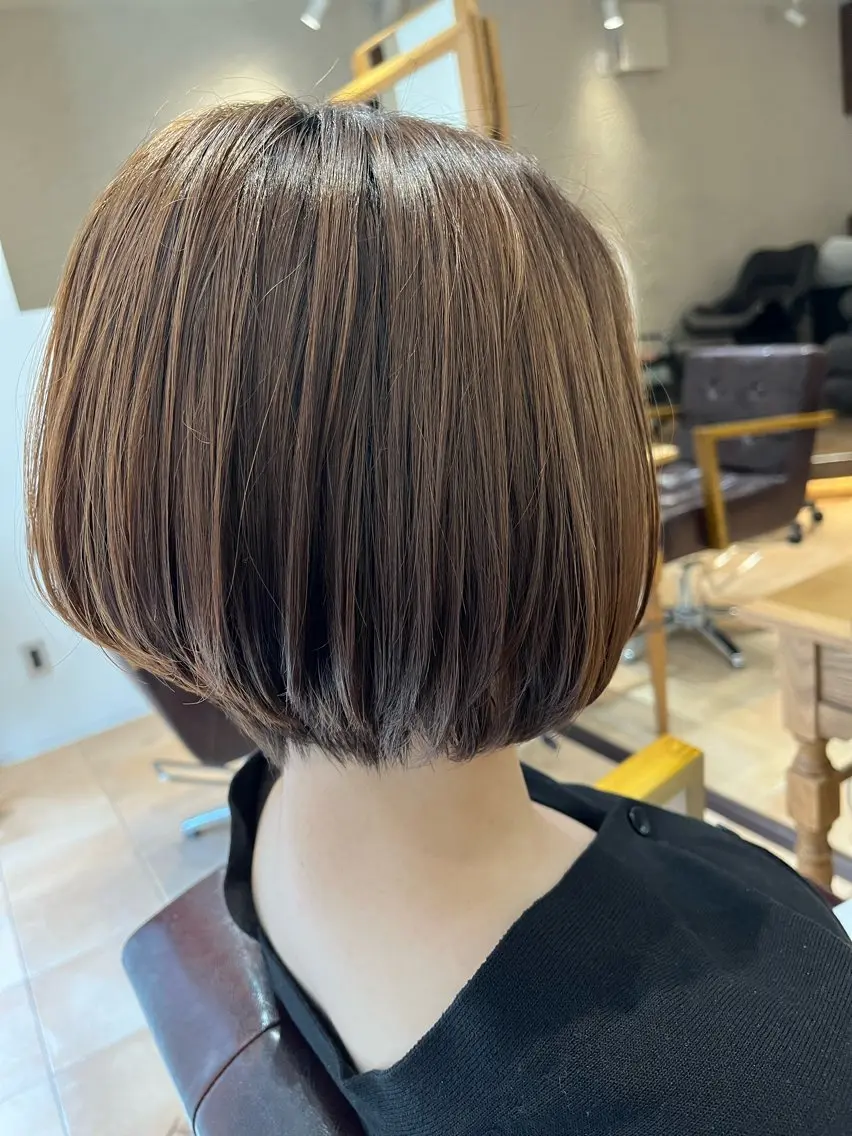 ショート カラー ショートボブ ハイトーンカラー ボブ ショートヘア カット ヘアカラー トリートメント 🌈透明感カラー🌈 🌟吉田祐介🌟のヘアスタイル
