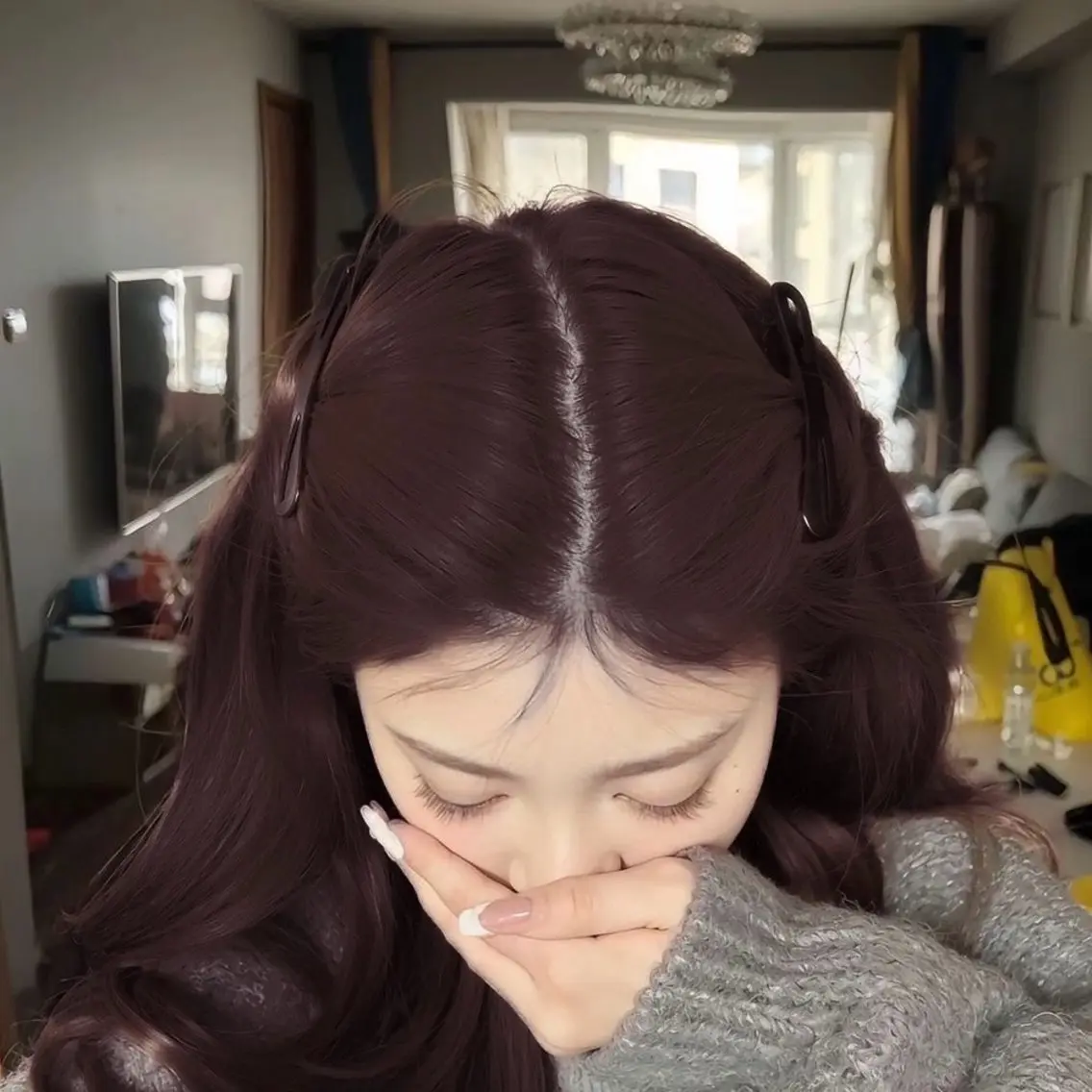 ロング カラー ヘアアレンジ ヘアカラー ヘッドスパ ヘアセット 🫧‪🎀うる艶暖色 🏹Nanako🎀のヘアスタイル