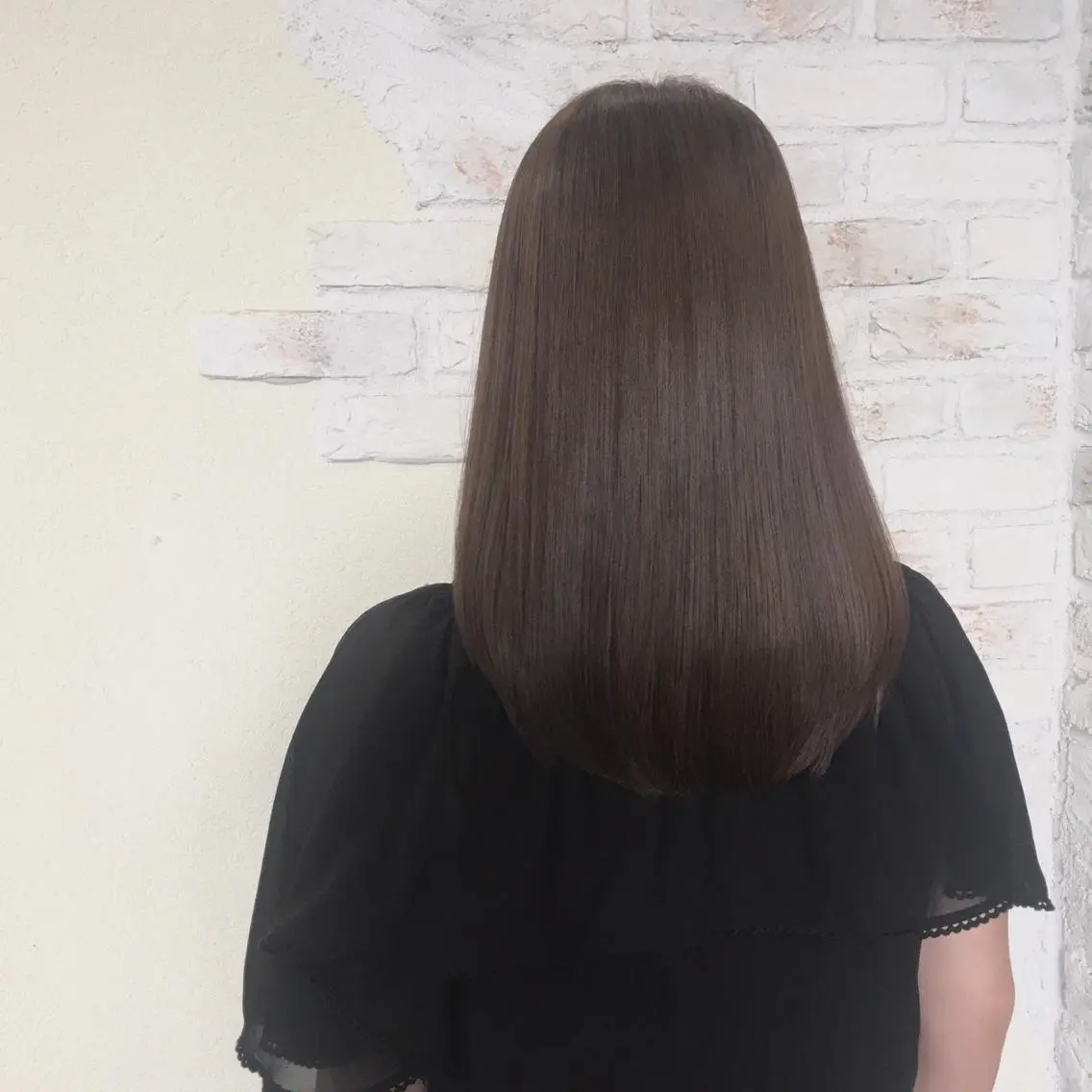 ロング 縮毛矯正×髪質改善 小笠原大樹のヘアスタイル