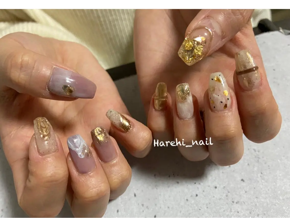 ネイル ハンドネイル Harehi_ nailのネイルデザイン