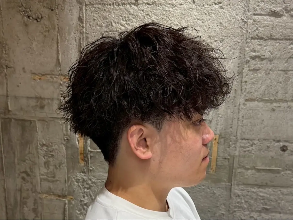 ショート パーマ メンズ 朝ラクパーマ 【SENA】のヘアスタイル