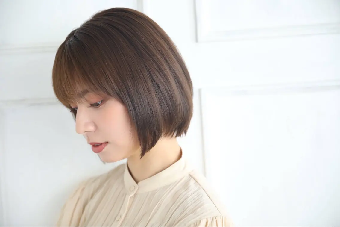 似合わせ『小顔』カット＋艶カラー＋Aujuaトリートメントの写真