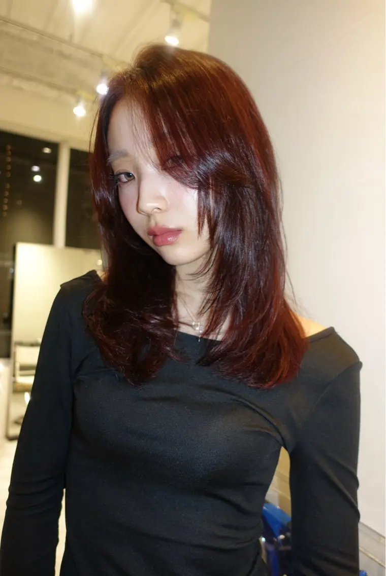セミロング wa kaのヘアスタイル