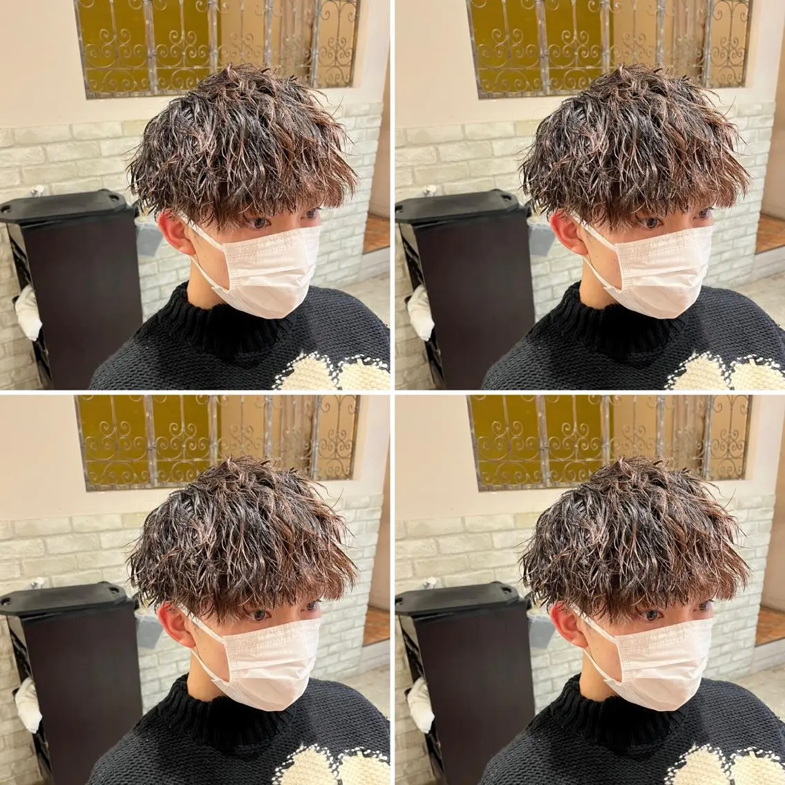 パーマ メンズ カット パーマ トリートメント ヘアセット メンズパーマ特化 店長望月謙二郎のヘアスタイル