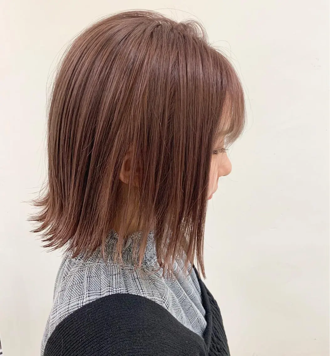 カラー ピンクカラー カット ヘアカラー トリートメント 窪田 椋介のヘアスタイル