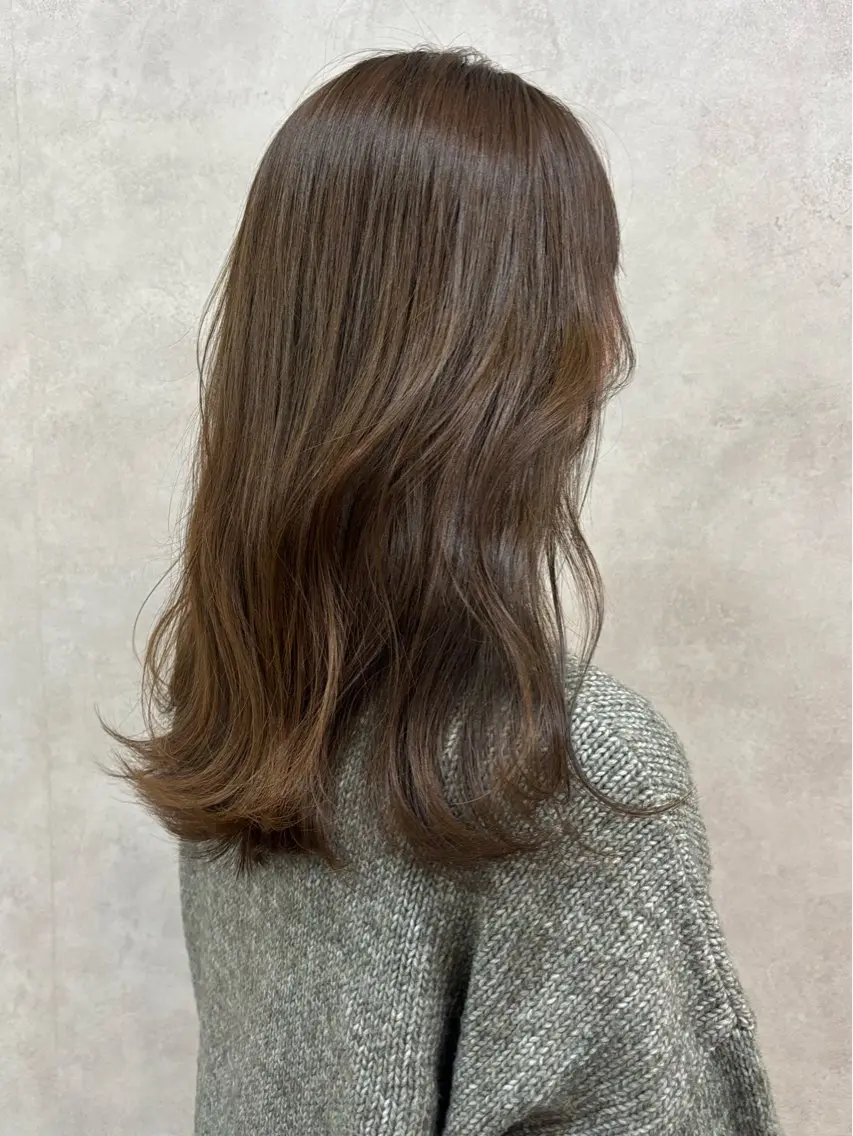 セミロング カラー カット ヘアカラー maco /カラー・縮毛矯正のヘアスタイル