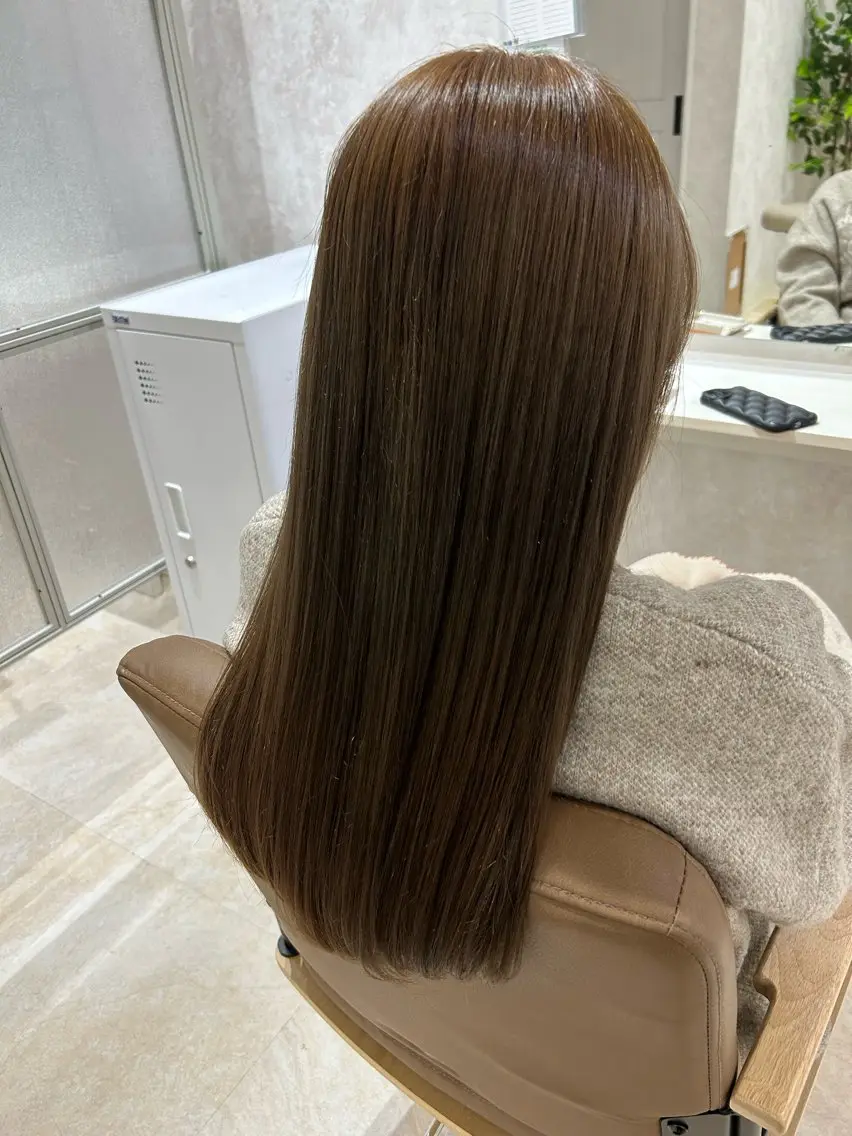 セミロング カラー カット ヘアカラー トリートメント ヘアセット 💙まこと💙艶 カラー(Rico)のヘアスタイル