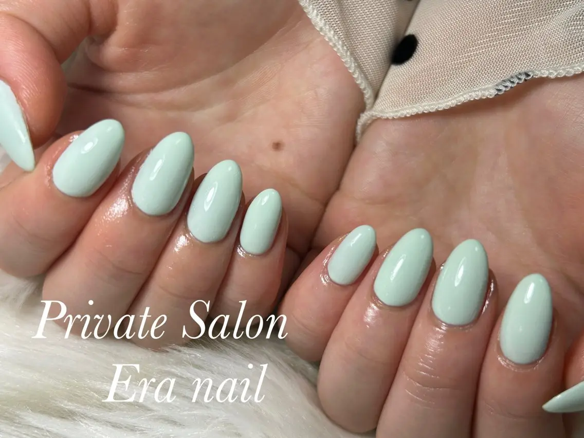 ネイル ワンカラーネイル ハンドネイル Era nailのネイルデザイン