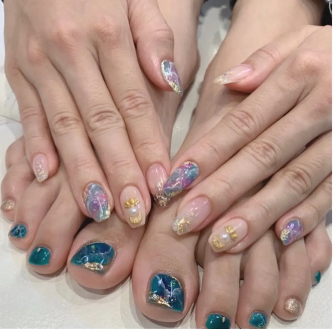 ネイル フットネイル H. MAKIのネイルデザイン